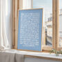 Can't Help Falling In Love Elvis, Song Lyrics Wall Art, thumbnail 2 of 9