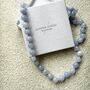Aquamarine Natural Stone Beaded Necklace, thumbnail 1 of 3