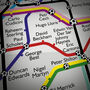 Road To Wembley Football Tube Map Print, thumbnail 2 of 3