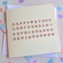 Personalised Laser Cut Heart Anniversary Card, thumbnail 2 of 2