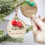 Pom Pom Personalised Christmas Decoration, thumbnail 10 of 10