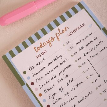 Daily Planner Pad A5 | Boho Nouveau, 2 of 5