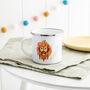 Personalised Children's Grizzly Bear Face Enamel Mug, thumbnail 2 of 7