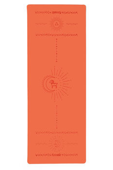 Aries Fire Sign Glowing Coral Yoga Mat, 2 of 9