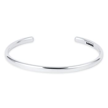 Slim Sterling Silver Message Bracelet, 4 of 7