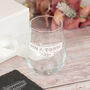 Personalised Any Drink Any Name Stemless Glass, thumbnail 4 of 8