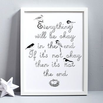 'Everything Will Be Okay' Print, 2 of 6