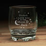Love You To The Moon And Back Whisky Glass, thumbnail 4 of 5