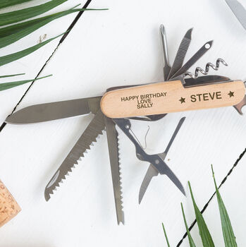 Personalised Star Pen Knife Multi Tool, 4 of 5