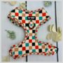 Patchwork/Plaid Dog Harness, thumbnail 1 of 5