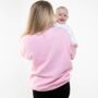 Women's Breastfeeding Pink Sweatshirt, thumbnail 3 of 3