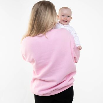 Women's Breastfeeding Pink Sweatshirt, 3 of 3