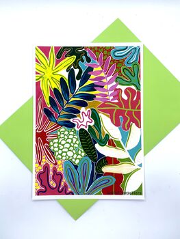 Colourful Tropical Art Print, 4 of 6