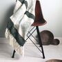 Berber Grainy Green Throw, thumbnail 1 of 4