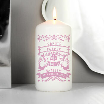 Christening Candle Gift For Girls, 4 of 4
