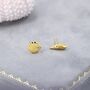 Sterling Silver Mismatched Tiny Seashell Stud Earrings, thumbnail 3 of 11