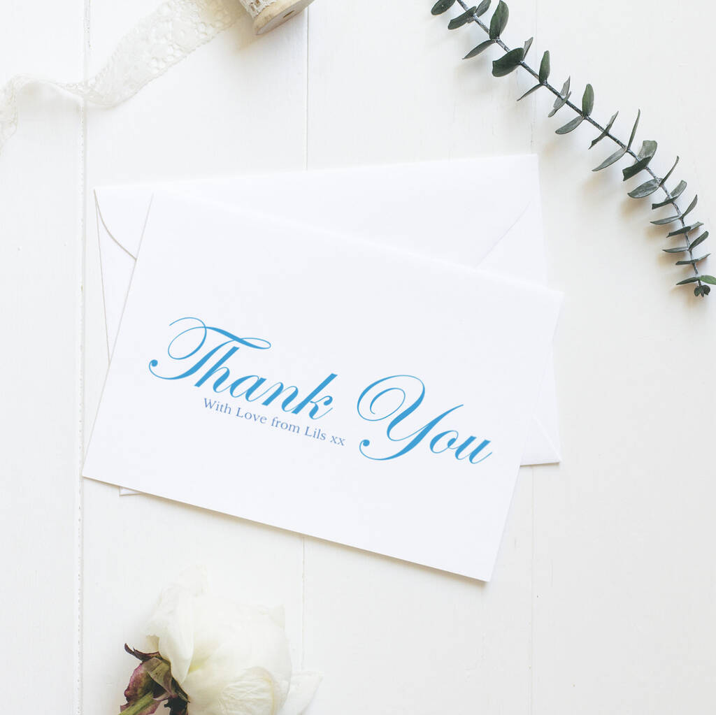 Thank You With Love Cards Pack Of Five By Gorgeous Creations ...
