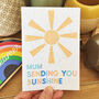 Personalised Sending You Sunshine Card, thumbnail 1 of 2