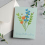 Mother's Day Floral Flowers Card, thumbnail 1 of 6