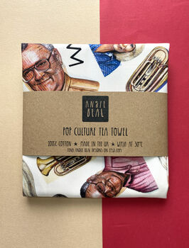 Harold And Madge 90s Tea Towel, 6 of 9