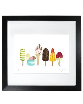 Playful Ice Cream Print | Show Of Your Love Of Ice Cream, 3 of 3
