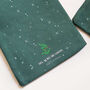 'Merry Christmas' Handmade Green / Pink Reusable Pouch, thumbnail 4 of 6