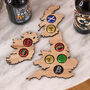 Personalised Map Beer Bottle Cap Collector Gift, thumbnail 3 of 8