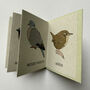 Tiny Book Of Garden Birds Handmade Mini Nature Book, thumbnail 6 of 10