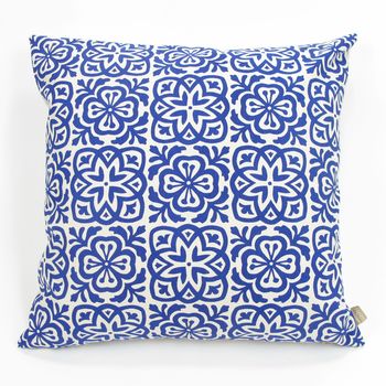 Moroccan Tile Square Cushion Cover, 4 of 12