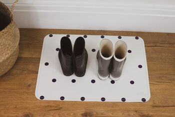 Personalised Family Boot And Shoe Mat, 6 of 12