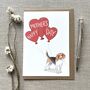 Personalised Beagle Mother's Day Card, thumbnail 1 of 2