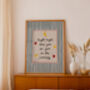 Night Night, Love You Nursery Print, thumbnail 5 of 11