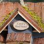 Woodland Grey Personalised Hanging Bird House, thumbnail 5 of 10