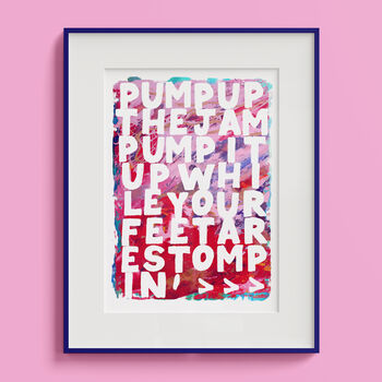 'Rave Tapes' 90s Dance Music Inspired Art Prints, 3 of 10