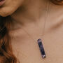 925 Sterling Silver And Amethyst Pendant Necklace, thumbnail 1 of 5