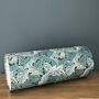 Teal William Morris Acanthus Cylinder Lampshades, thumbnail 7 of 8