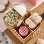 Personalised Vintage Woven Gift Basket, thumbnail 3 of 4
