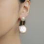 Angie 14k Gold Filled Freshwater Pearl Drop Earrings, thumbnail 1 of 2