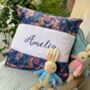 Blue Woodland Bear Cushion, thumbnail 4 of 4