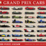 1000 Piece Iconic Grand Prix Racing Cars Puzzle, thumbnail 4 of 4