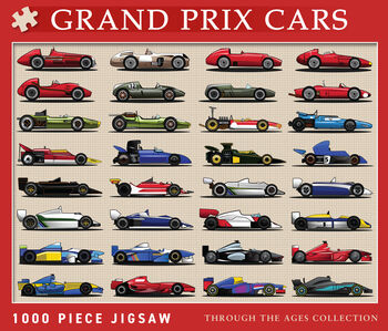 1000 Piece Iconic Grand Prix Racing Cars Puzzle, 4 of 4