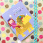 Mini Girl On A Dinosaur Birthday Card, thumbnail 2 of 4
