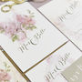 'Full Bloom' Watercolour Floral Wedding Invitations, thumbnail 2 of 8