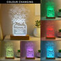 Personalised Flower Vase LED Light Gift For Mum, thumbnail 2 of 3