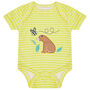 Two Pack Bear Theme Baby Bodysuit | Certified Organic, thumbnail 5 of 12