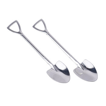 The Potting Shed Pack Of Two Spade Teaspoons, 3 of 3