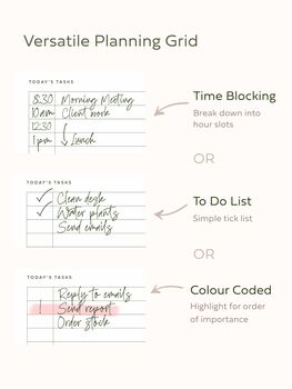 Daily Schedule Planner With Time Blocking And To Do List, 7 of 7