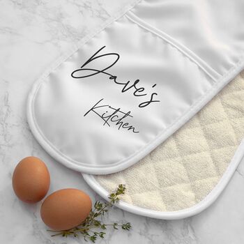 Personalised Double Oven Glove, 3 of 8