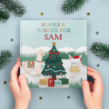 Personalised Christmas Hopes And Wishes Gift Book, 7 of 12