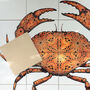 Crab Tile Mural Handprinted Ceramic Tile Set, thumbnail 9 of 12